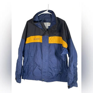 Columbia Jacket Mens L bugaboo shell winter ski Y2K blue full zip retro